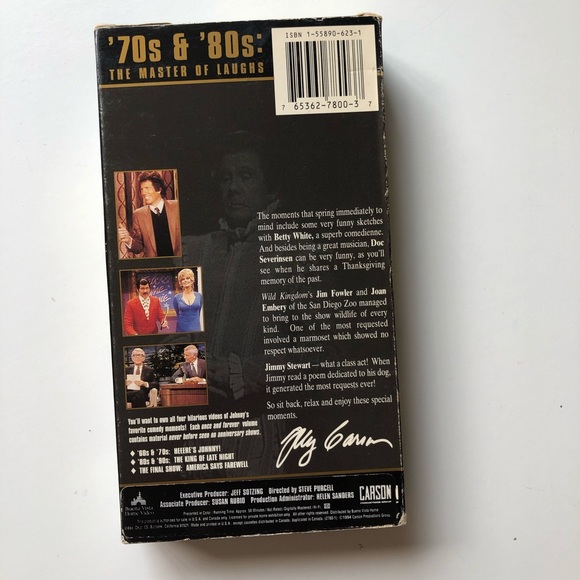Johnny Carson vhs - Picture 4 of 7